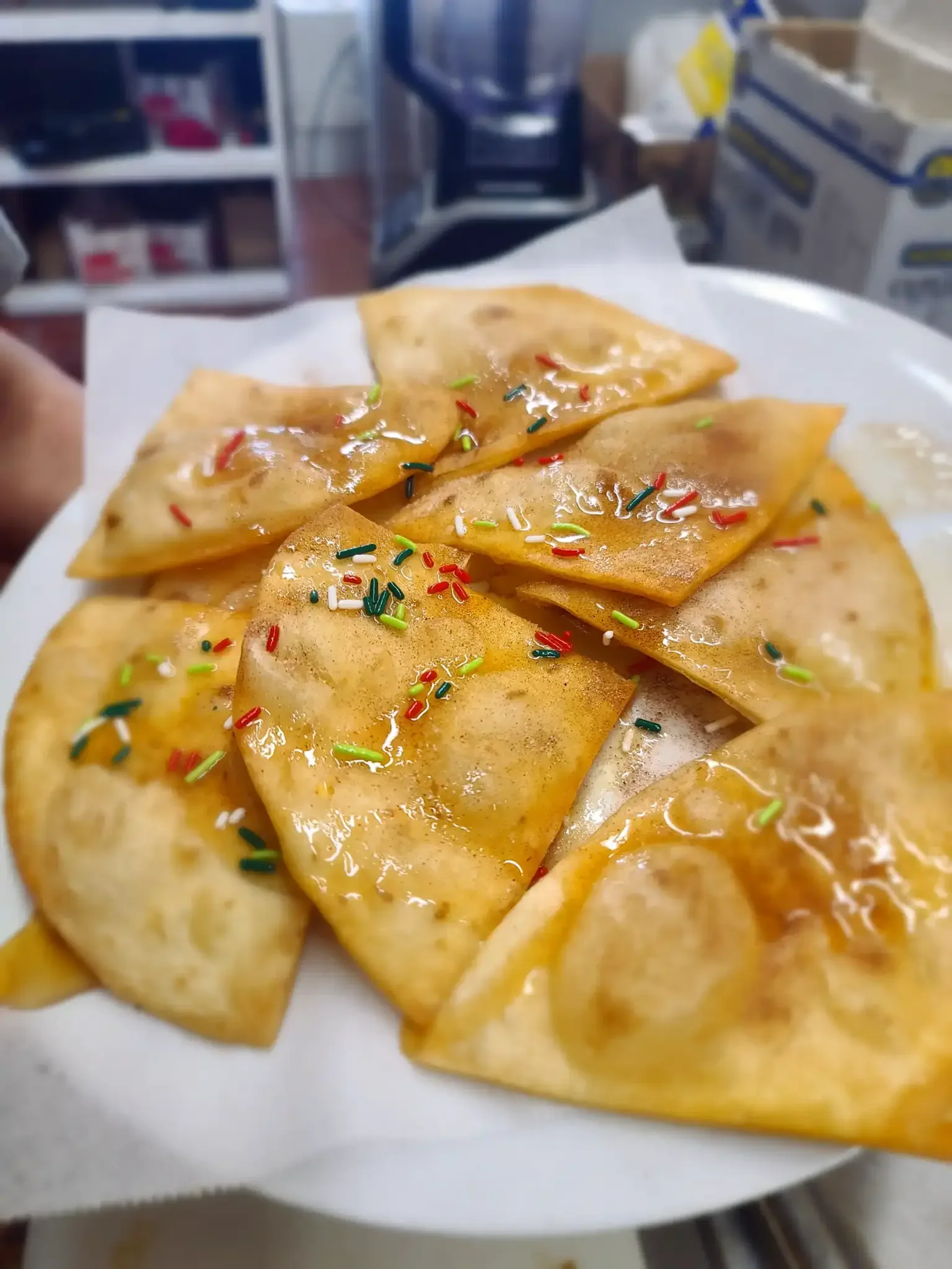 Sopapillas - Light, fluffy fried pastry drizzled with honey — the perfect sweet ending